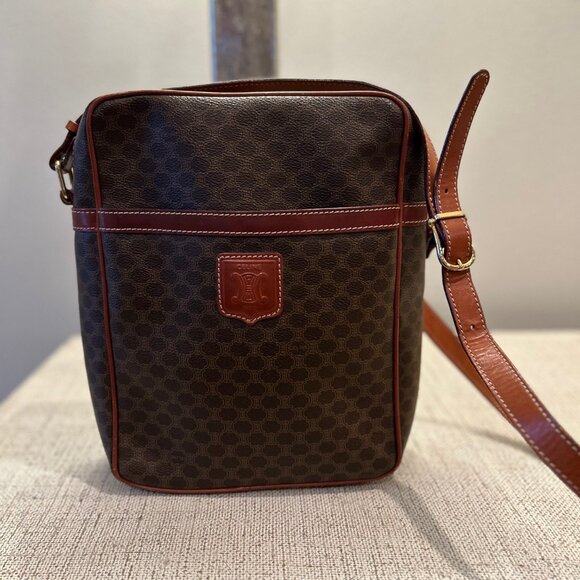 Vintage Celine Macadam Messenger Bag - Picture 2 of 11